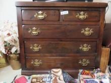 Pine chest of drawers on first floor