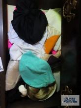 Variety of ladies hats and etc