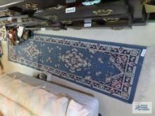 Three decorative runners. 8 ft by 2 ft