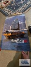 Airline advertising posters and foreign country posters