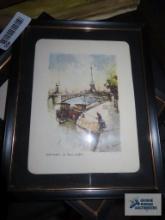 Four small assorted prints by Belane