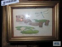 Assorted wall hangings and prints