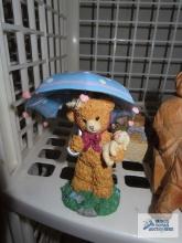 Bainbridge Bears figurine, Wedgwood trinket box, Santa figurine, etc
