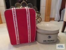 Air France and Winston luggage bags
