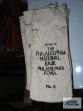 Lot of Philadelphia National Bank number 2 coin bags