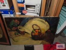 Oil on canvas painting. No shipping!