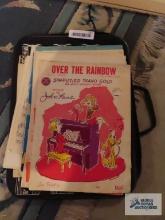Various sheet music and etc