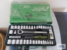 40 piece socket set with case