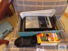 Panasonic tape player, miniature Boombox, etc