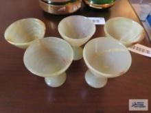 Marble sake glasses