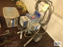 PAINT SPRAYER, AIRLESS SPRAY GUN AND HOSE