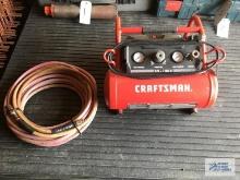 CRAFTSMAN AIR COMPRESSOR AND AIR HOSE