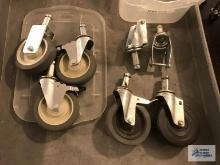 CASTERS, VARIOUS SIZES