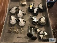 CASTERS, VARIOUS SIZES