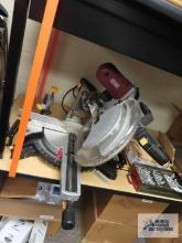 Chicago Electric 12-inch double bevel sliding compound miter saw with laser guide