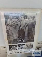 Three Stooges golf with your friends poster