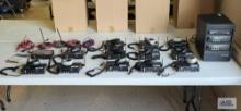 Motorola Radius M1225 radios with Motorola CDR700 repeater interface and two Motorola CDM750 radios