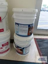 Two 5 gallonProlink wood floor finish