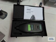 Extech instruments model 461893 digital photo tachometer. Battery compartment will need cleaned