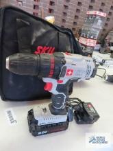 Porter-Cable 20 volt lithium drill with one battery and one charger