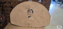 Blue Devils basketball backboard