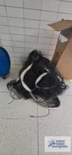 Two volleyball / tennis nets