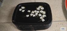 Vintage metal serving trays