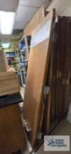 Large variety of different size commercial doors. 11 and 1/2 doors total.