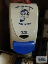 Western Reserve Blue Devils soap dispensers