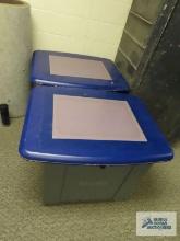 Two smart tables. No keys included. Units are locked