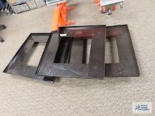 3 roll about floor carts