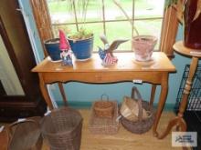 Wooden sofa table