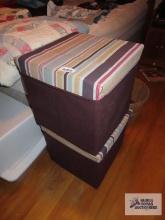 Decorative footstools with storage