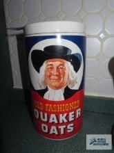 Old fashioned quaker oats cookie jar