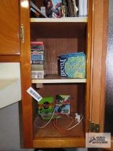 Variety of playing cards, car charger, etc.