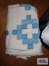 Twin size quilt. Has some tears in it
