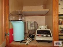 Dash popcorn maker and Osterizer blender