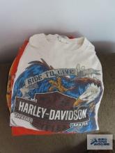 Five Harley Davidson shirts, size XL