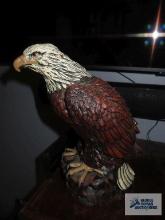 Solid plastic eagle figurine