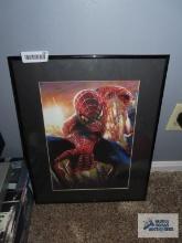 Spiderman framed print