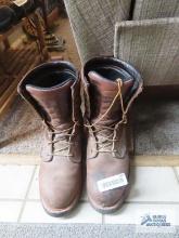 Red Wing boots, size 10.5