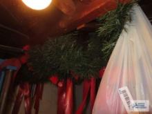 Wreaths and ribbon
