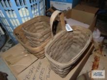 Three signed baskets