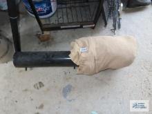 Car cover and homemade motorcycle rack