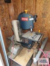 Ryobi BS903band saw and4"x6" belt sander on metal cart