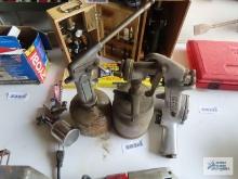 Pneumatic spray guns and impact driver