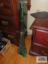 Figurine wine bottle, approximately 3 ft tall. No shipping!