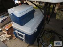 Coleman coolers.