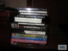 DVDs, VHS tapes, and CDs
