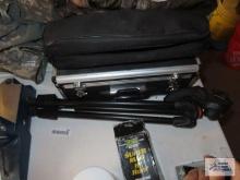 Tasco spotting scope with tripod and extra vanguard tripod
